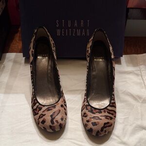 Stuart Weitzman Animal Print Heels